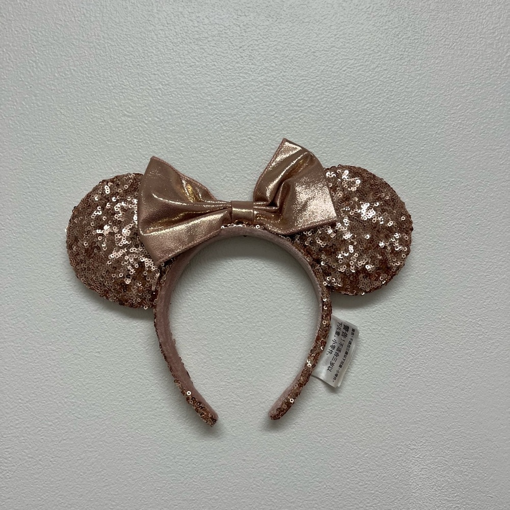 Rose gold Mickey headband